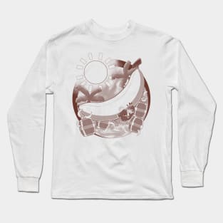 Banana Monkey Long Sleeve T-Shirt